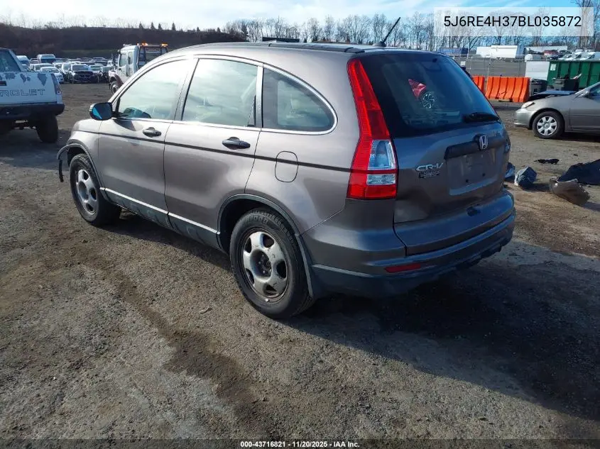 5J6RE4H37BL035872 2011 Honda Cr-V Lx