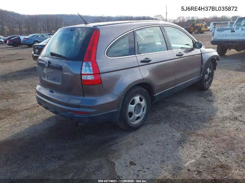 5J6RE4H37BL035872 2011 Honda Cr-V Lx