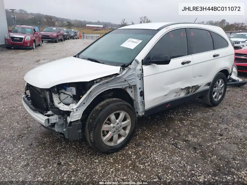 JHLRE3H44BC011072 2011 Honda Cr-V Se