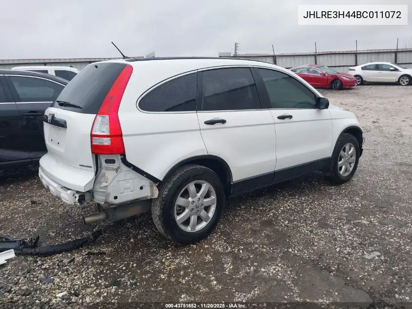 JHLRE3H44BC011072 2011 Honda Cr-V Se