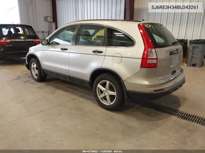 5J6RE3H34BL043261 2011 Honda Cr-V Lx