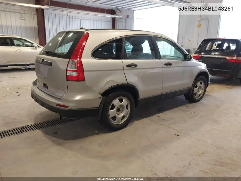 5J6RE3H34BL043261 2011 Honda Cr-V Lx