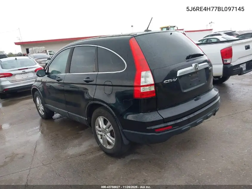 5J6RE4H77BL097145 2011 Honda Cr-V Ex-L