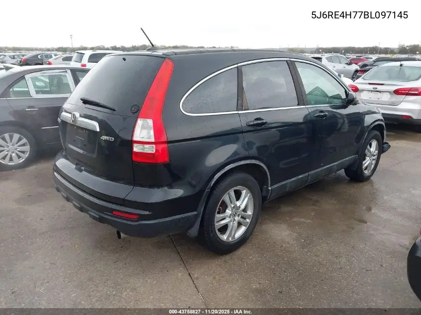 5J6RE4H77BL097145 2011 Honda Cr-V Ex-L