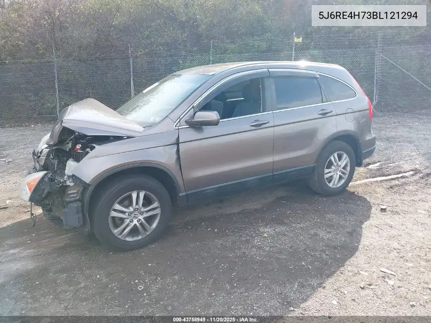 5J6RE4H73BL121294 2011 Honda Cr-V Ex-L