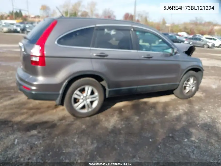 5J6RE4H73BL121294 2011 Honda Cr-V Ex-L