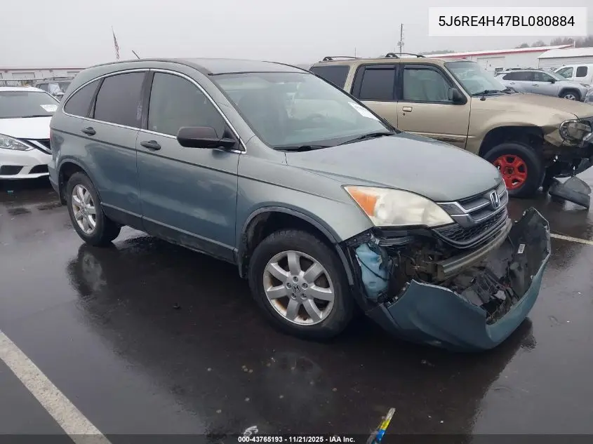 5J6RE4H47BL080884 2011 Honda Cr-V Se