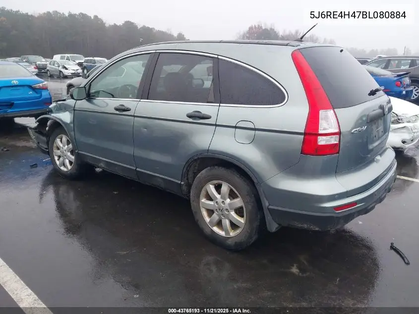 5J6RE4H47BL080884 2011 Honda Cr-V Se