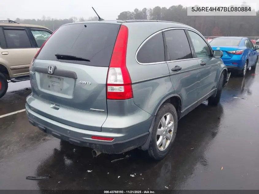 5J6RE4H47BL080884 2011 Honda Cr-V Se