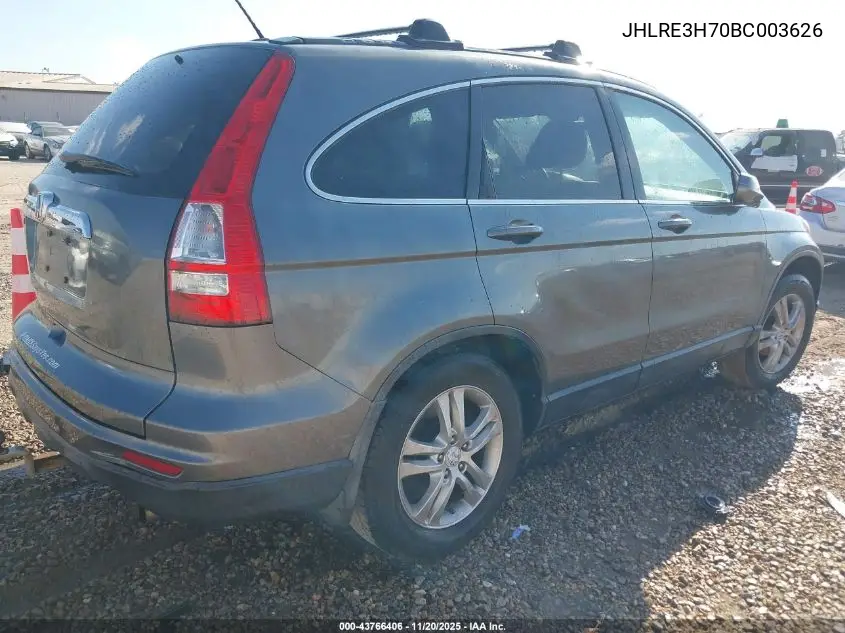 JHLRE3H70BC003626 2011 Honda Cr-V Ex-L