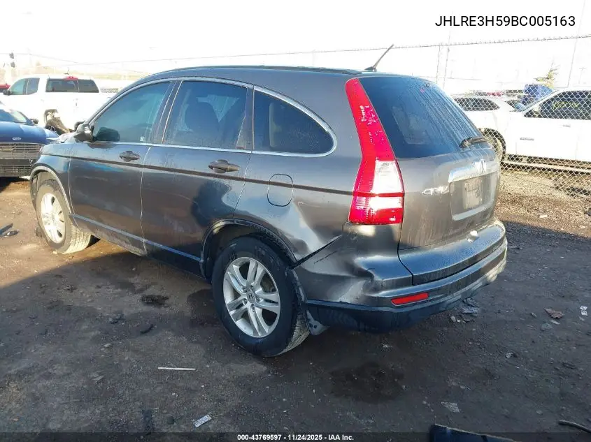JHLRE3H59BC005163 2011 Honda Cr-V Ex