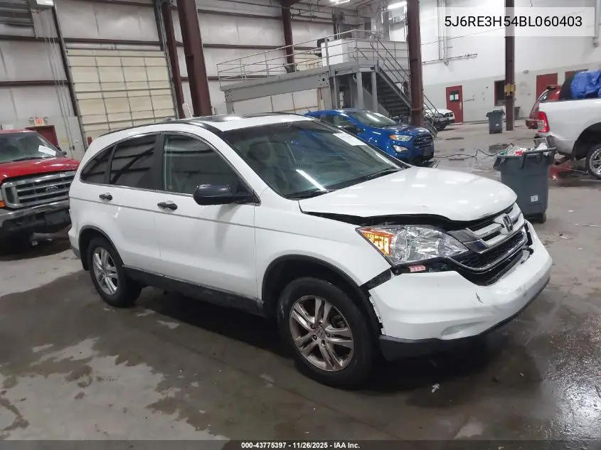 5J6RE3H54BL060403 2011 Honda Cr-V Ex