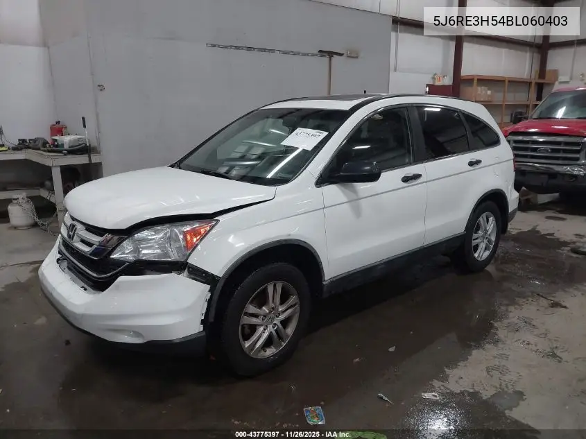 5J6RE3H54BL060403 2011 Honda Cr-V Ex