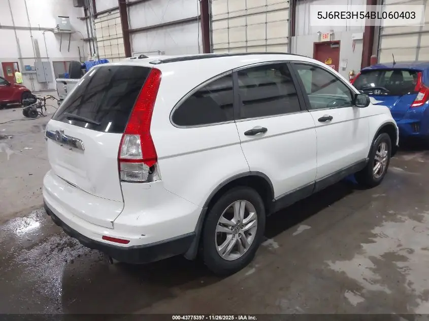 5J6RE3H54BL060403 2011 Honda Cr-V Ex
