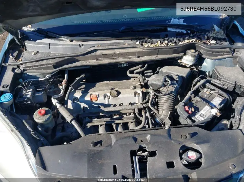 5J6RE4H56BL092730 2011 Honda Cr-V Ex
