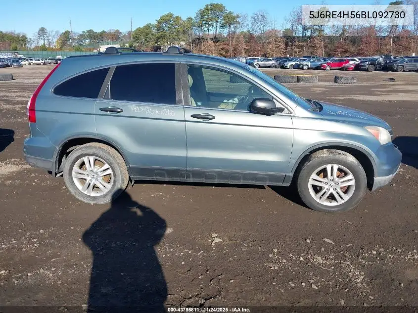 5J6RE4H56BL092730 2011 Honda Cr-V Ex