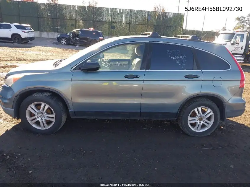 5J6RE4H56BL092730 2011 Honda Cr-V Ex