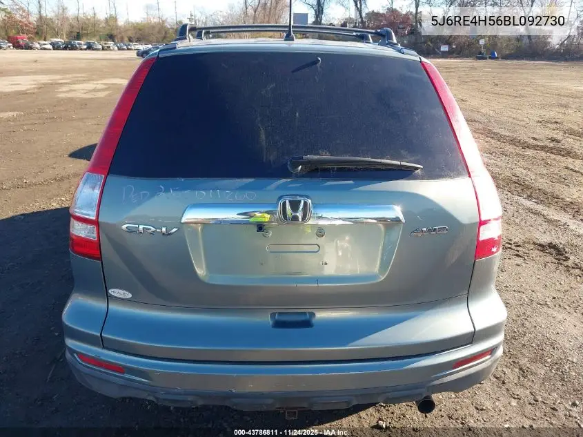 5J6RE4H56BL092730 2011 Honda Cr-V Ex