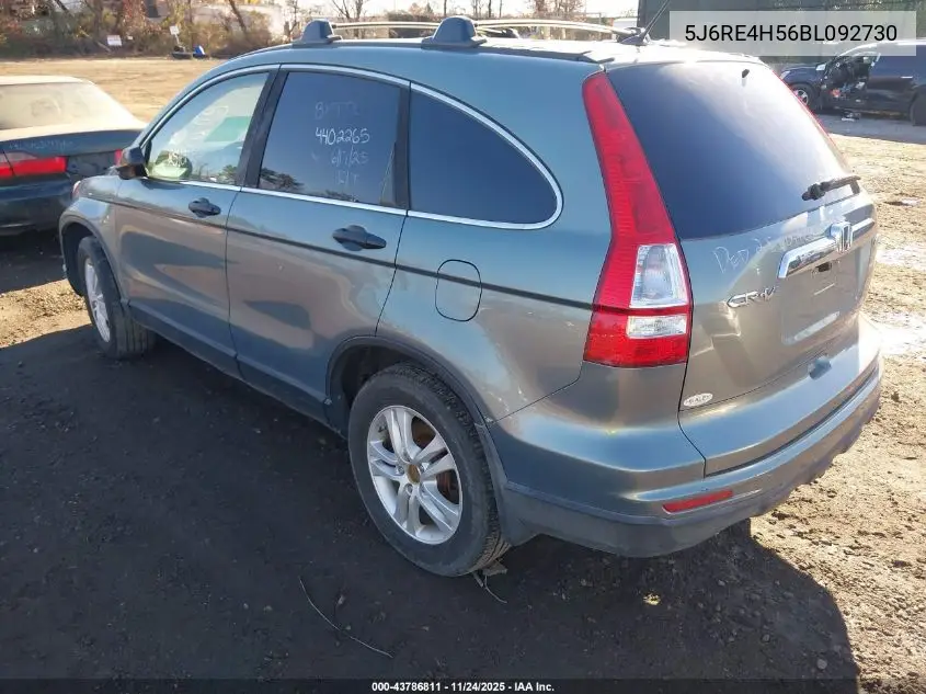5J6RE4H56BL092730 2011 Honda Cr-V Ex