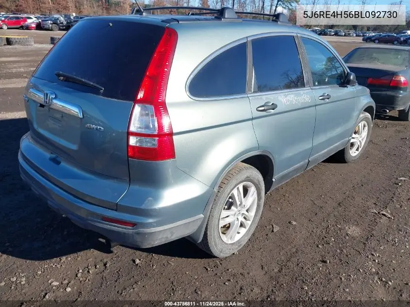 5J6RE4H56BL092730 2011 Honda Cr-V Ex