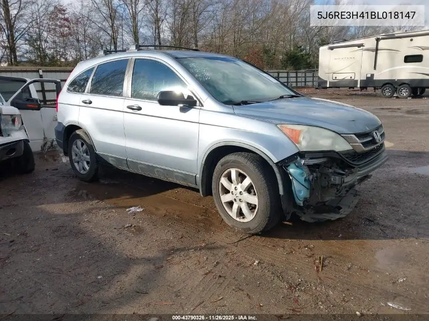 5J6RE3H41BL018147 2011 Honda Cr-V Se