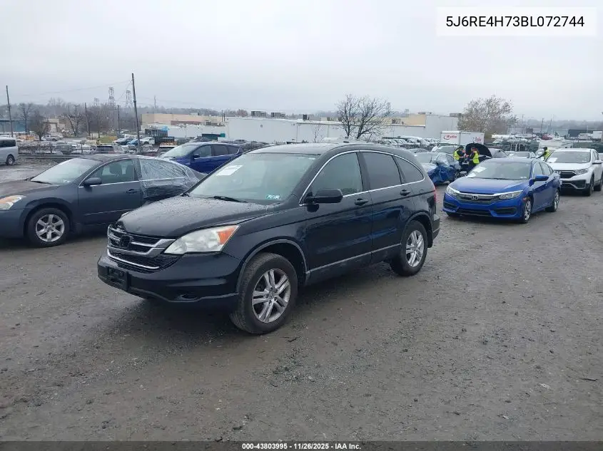 5J6RE4H73BL072744 2011 Honda Cr-V Ex-L