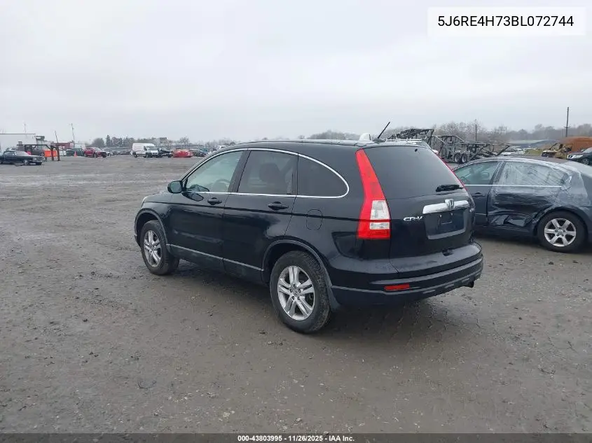 5J6RE4H73BL072744 2011 Honda Cr-V Ex-L