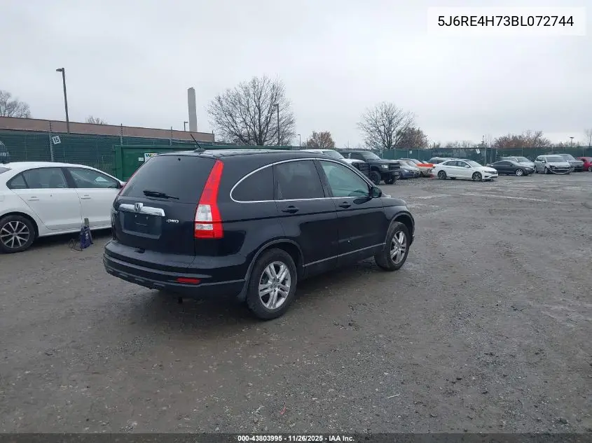 5J6RE4H73BL072744 2011 Honda Cr-V Ex-L