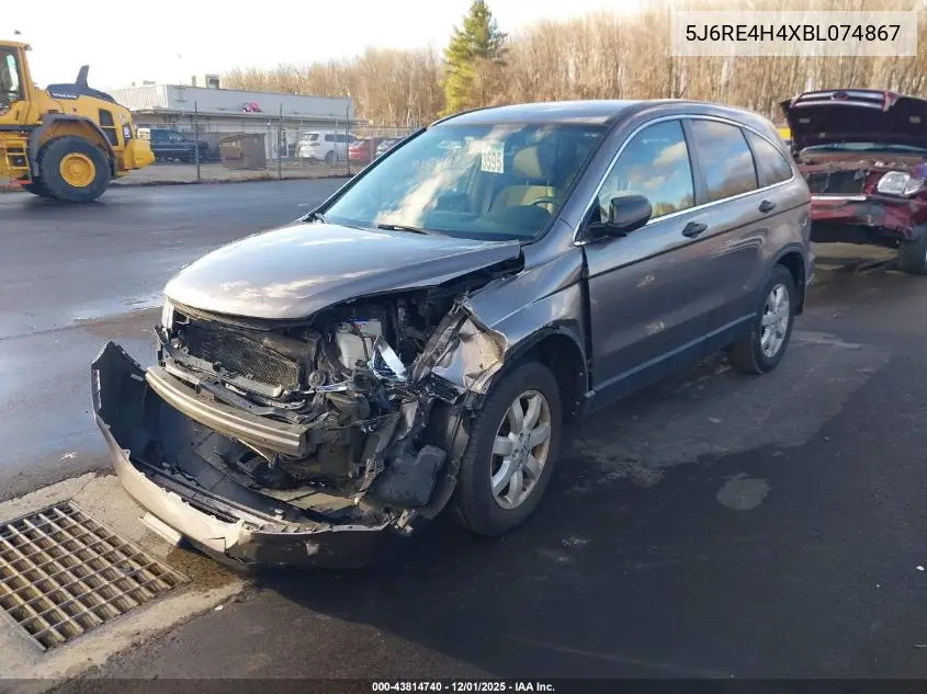 5J6RE4H4XBL074867 2011 Honda Cr-V Se