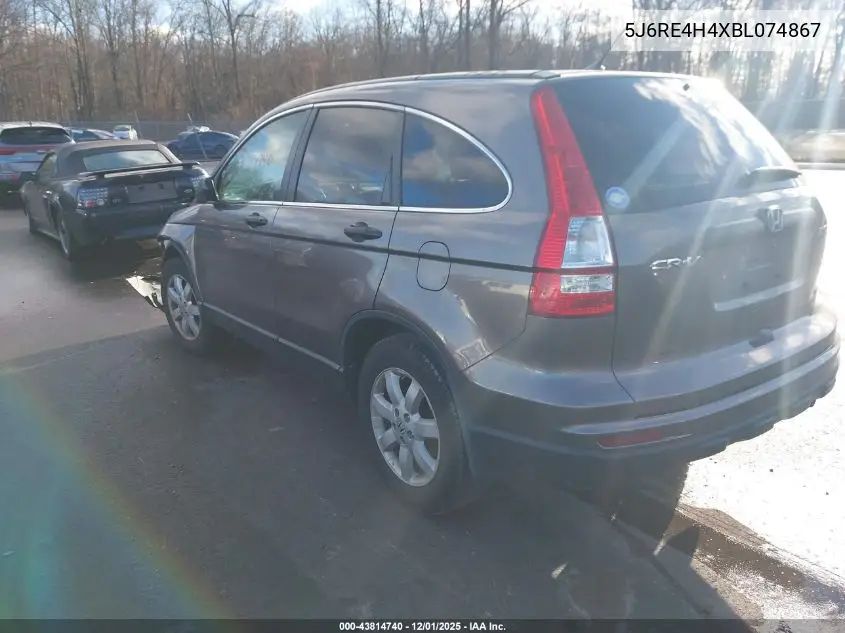 5J6RE4H4XBL074867 2011 Honda Cr-V Se