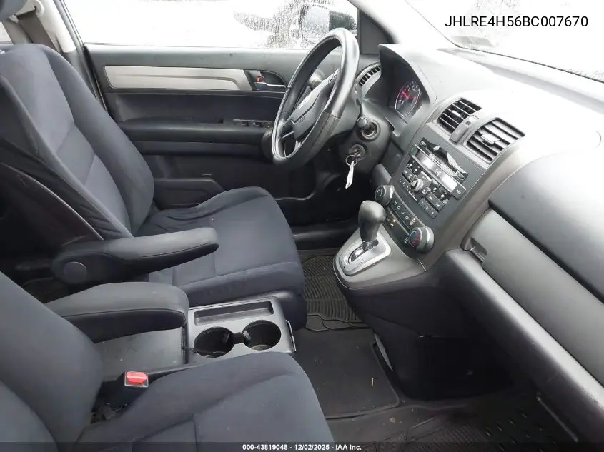 JHLRE4H56BC007670 2011 Honda Cr-V Ex