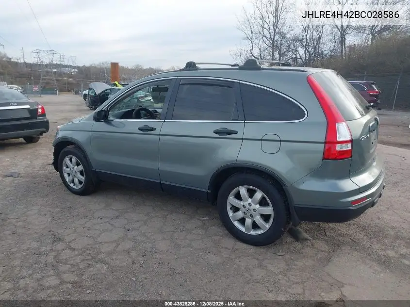 JHLRE4H42BC028586 2011 Honda Cr-V Se