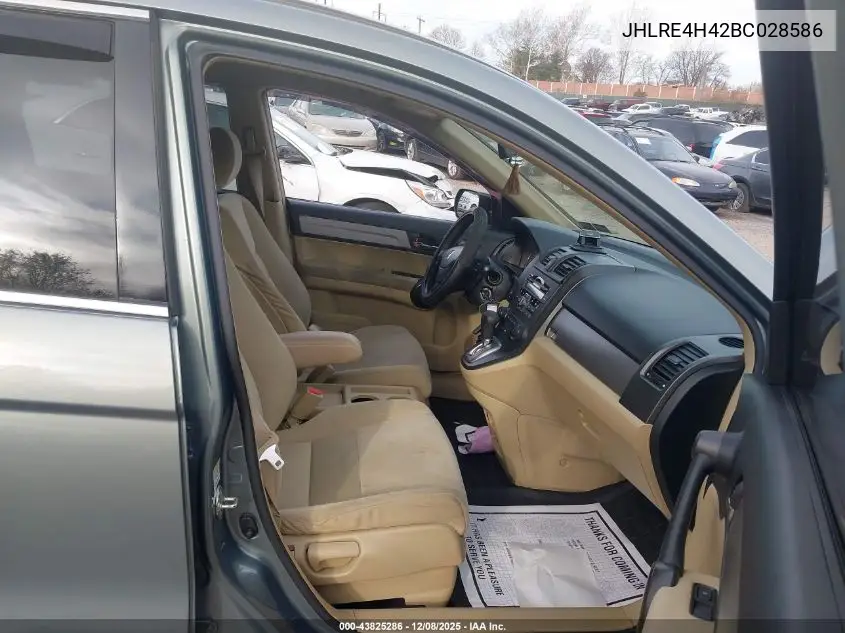 JHLRE4H42BC028586 2011 Honda Cr-V Se