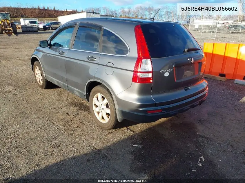 5J6RE4H40BL066602 2011 Honda Cr-V Se