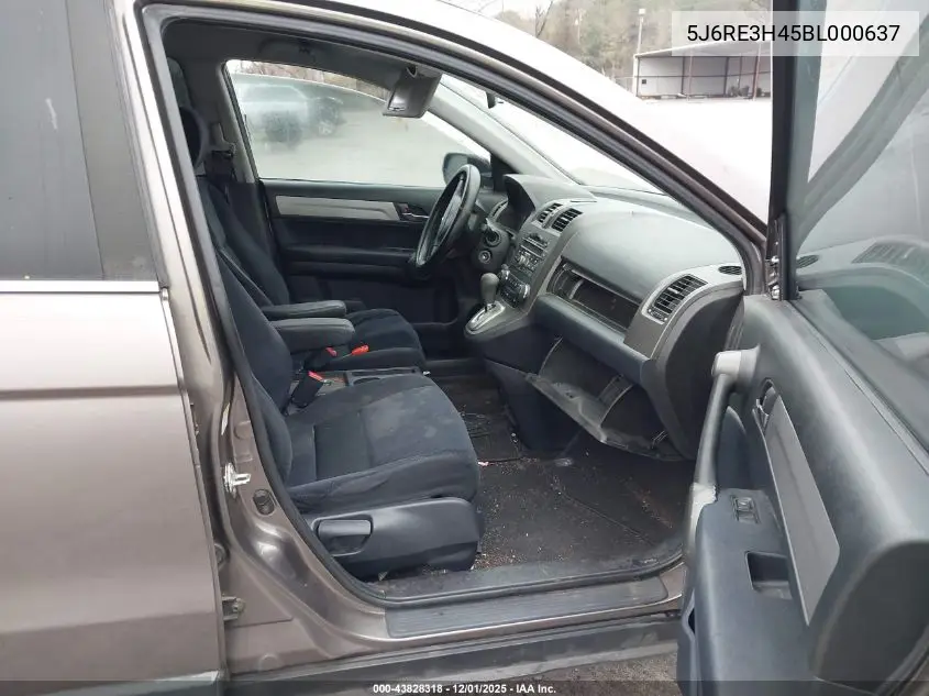 5J6RE3H45BL000637 2011 Honda Cr-V Se