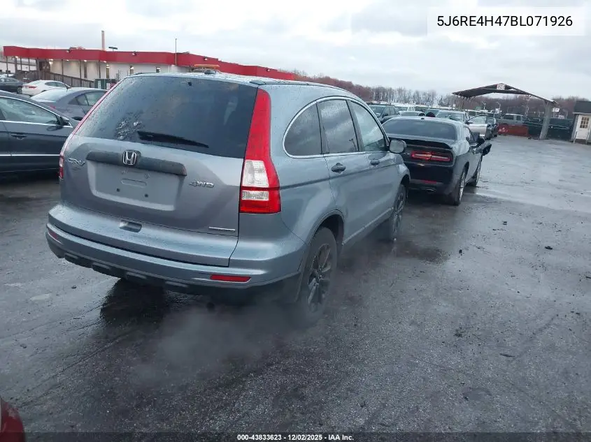 5J6RE4H47BL071926 2011 Honda Cr-V Se