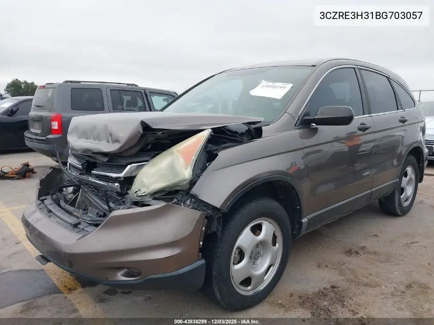 3CZRE3H31BG703057 2011 Honda Cr-V Lx