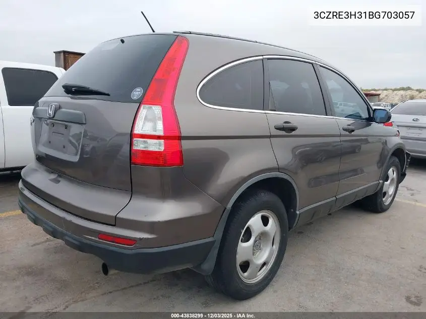 3CZRE3H31BG703057 2011 Honda Cr-V Lx
