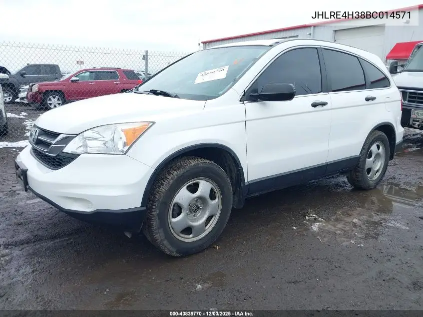 JHLRE4H38BC014571 2011 Honda Cr-V Lx