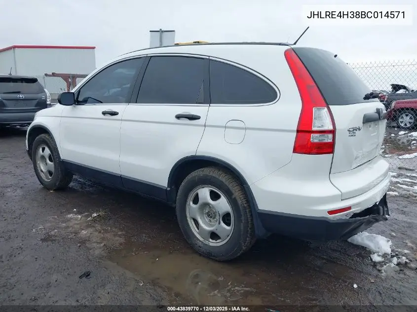 JHLRE4H38BC014571 2011 Honda Cr-V Lx