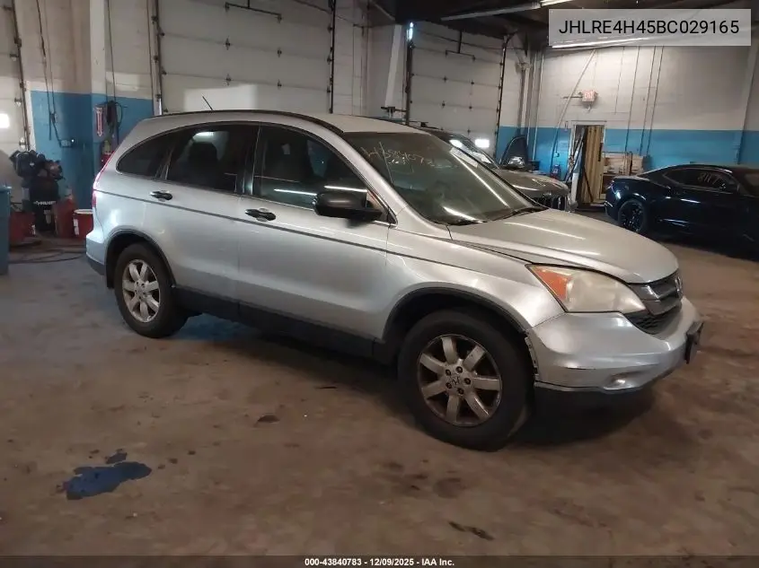 JHLRE4H45BC029165 2011 Honda Cr-V Se