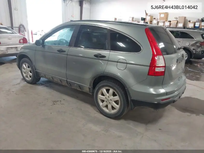 5J6RE4H43BL014042 2011 Honda Cr-V Se