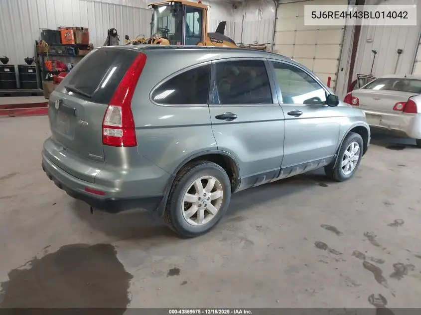 5J6RE4H43BL014042 2011 Honda Cr-V Se