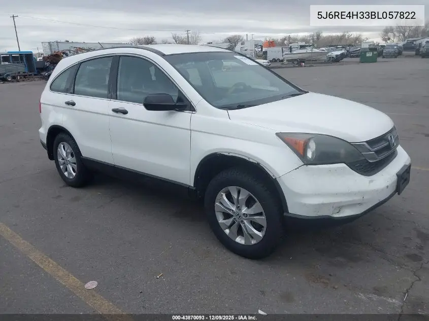 5J6RE4H33BL057822 2011 Honda Cr-V Lx