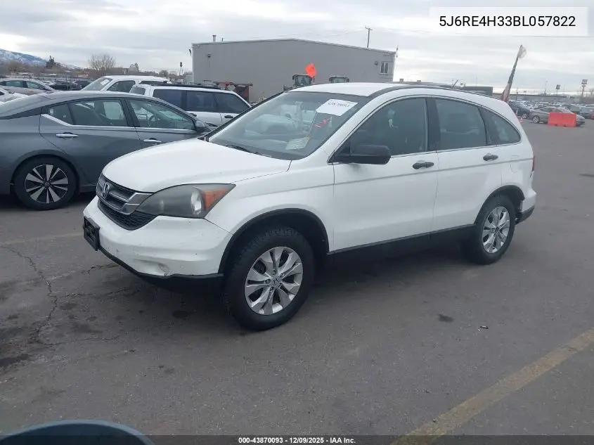 5J6RE4H33BL057822 2011 Honda Cr-V Lx
