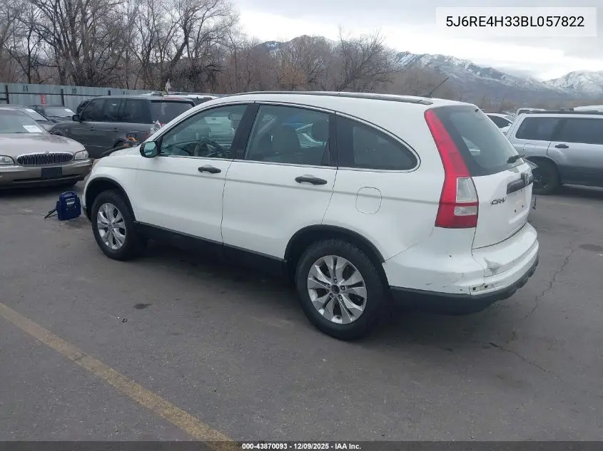 5J6RE4H33BL057822 2011 Honda Cr-V Lx