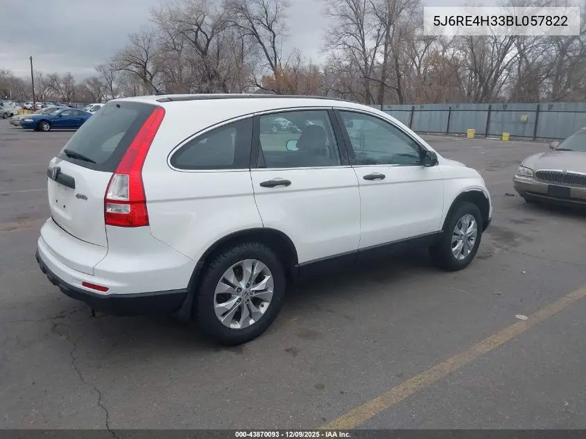 5J6RE4H33BL057822 2011 Honda Cr-V Lx