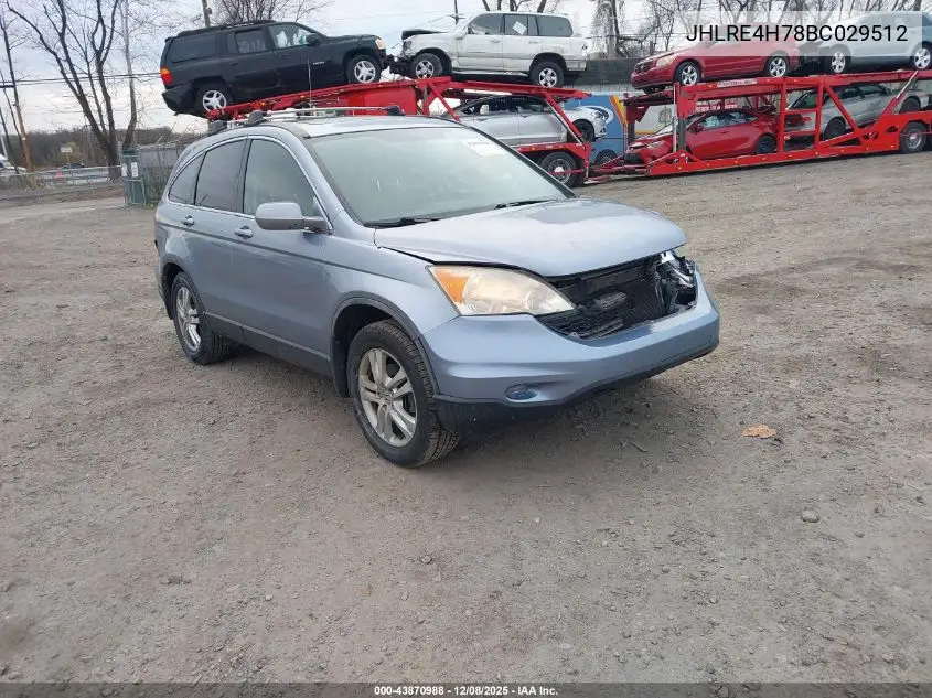 JHLRE4H78BC029512 2011 Honda Cr-V Ex-L
