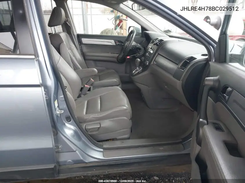 JHLRE4H78BC029512 2011 Honda Cr-V Ex-L