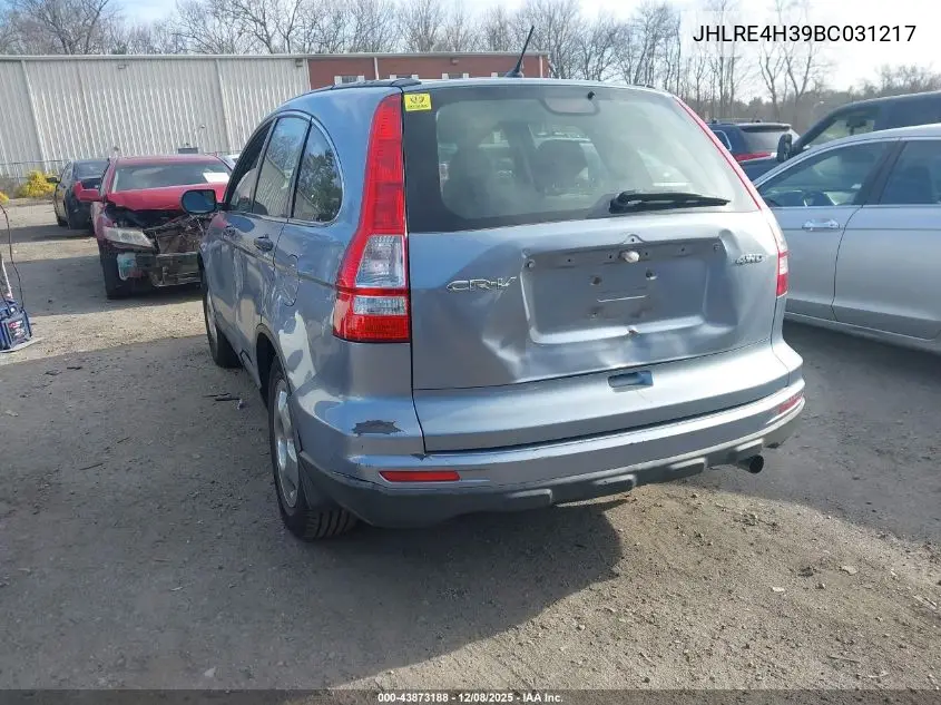 JHLRE4H39BC031217 2011 Honda Cr-V Lx
